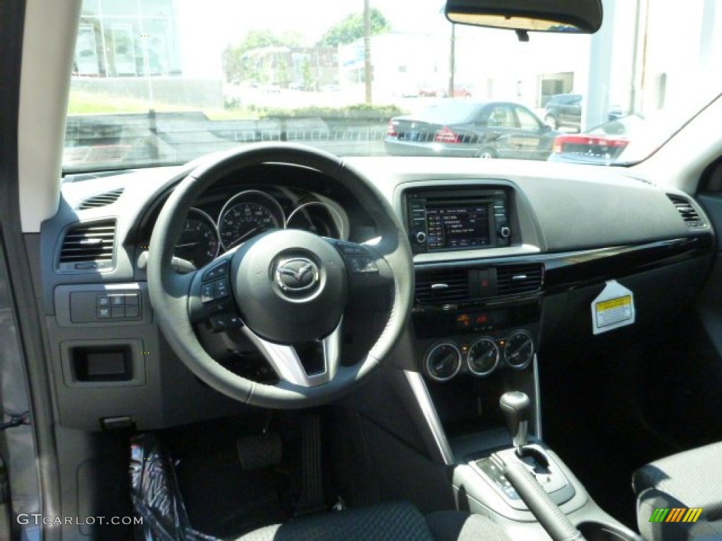 2014 CX-5 Touring AWD - Meteor Gray Mica / Black photo #11