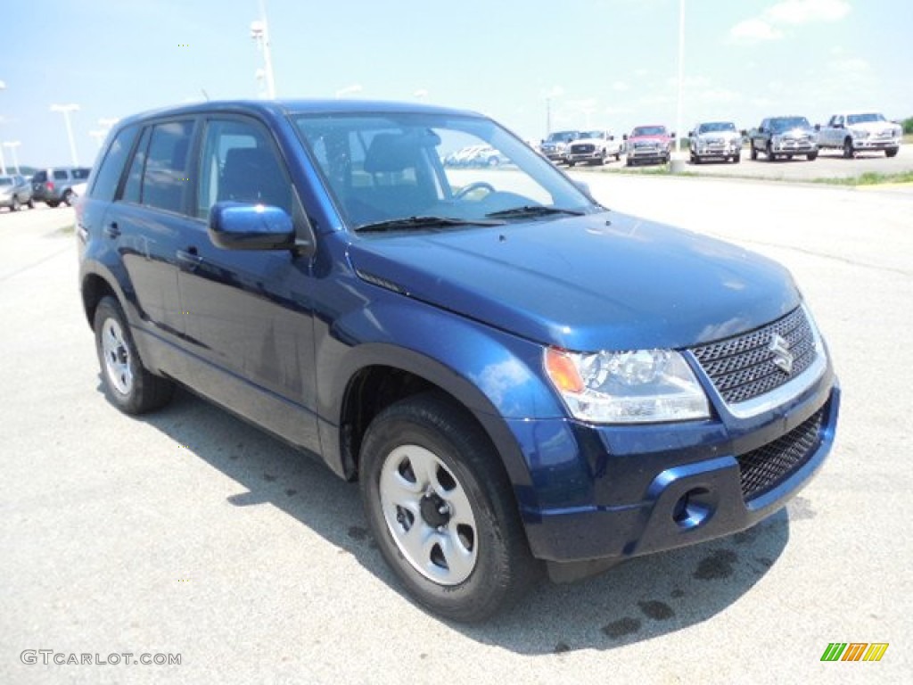 Deep Sea Blue Metallic 2012 Suzuki Grand Vitara Premium 4x4 Exterior Photo #82573798
