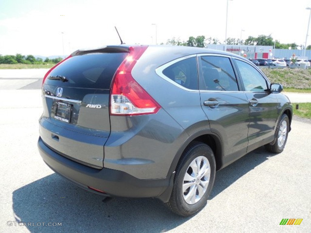 2013 CR-V EX AWD - Polished Metal Metallic / Gray photo #18