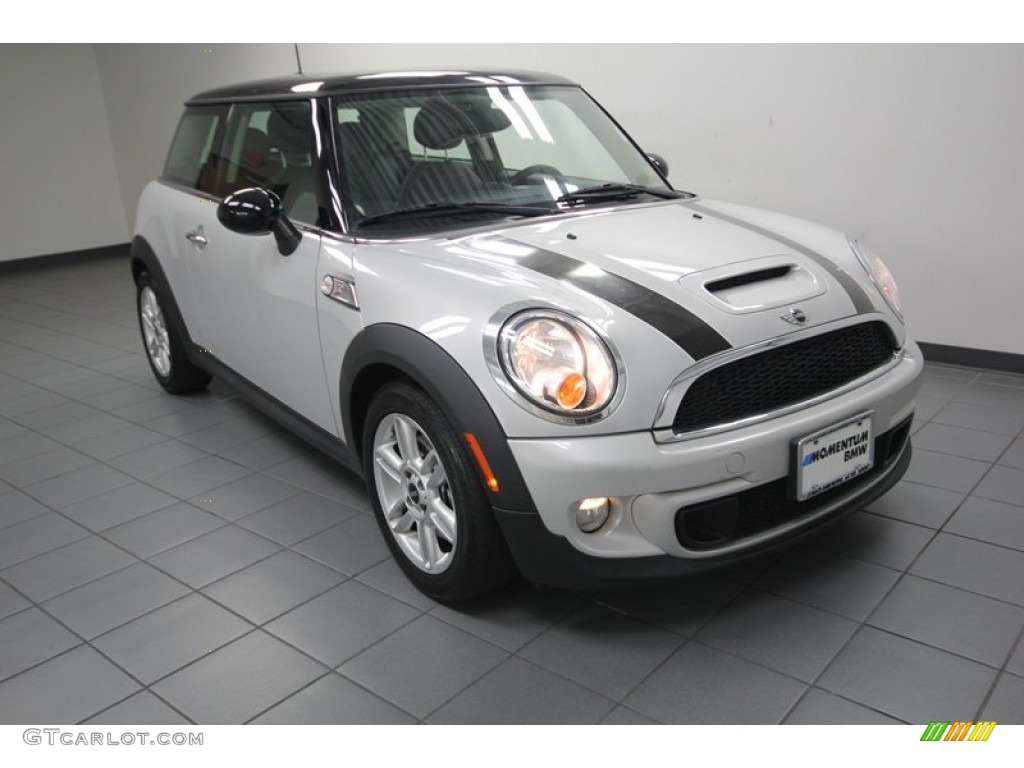 2011 Cooper S Hardtop - White Silver Metallic / Carbon Black photo #1