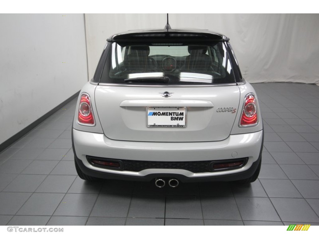 2011 Cooper S Hardtop - White Silver Metallic / Carbon Black photo #12