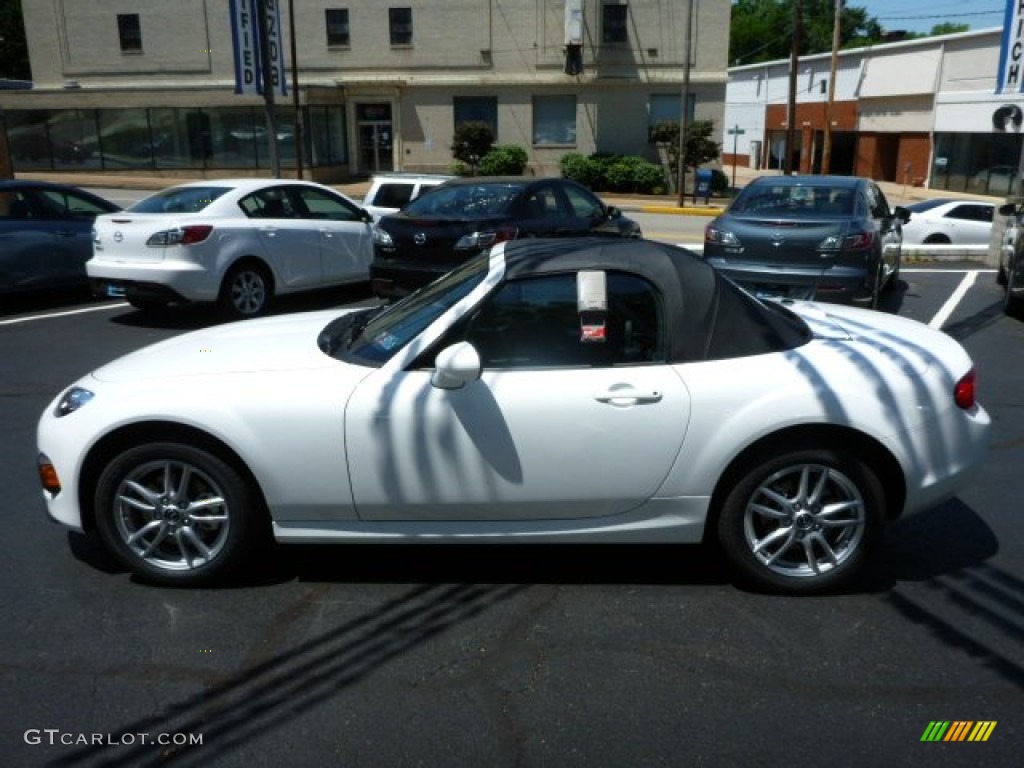 2013 MX-5 Miata Sport Roadster - Crystal White Pearl Mica / Black photo #2