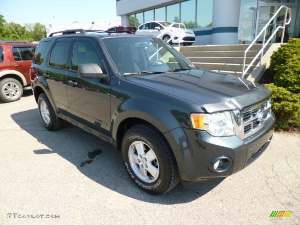 2009 Escape XLT V6 4WD - Black Pearl Slate Metallic / Charcoal photo #2