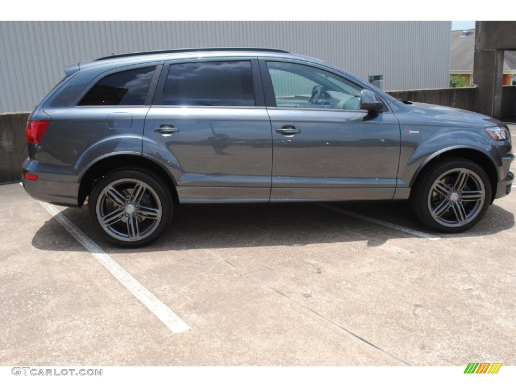 Daytona Grey Pearl Effect 2013 Audi Q7 3.0 S Line quattro Exterior Photo #82576531
