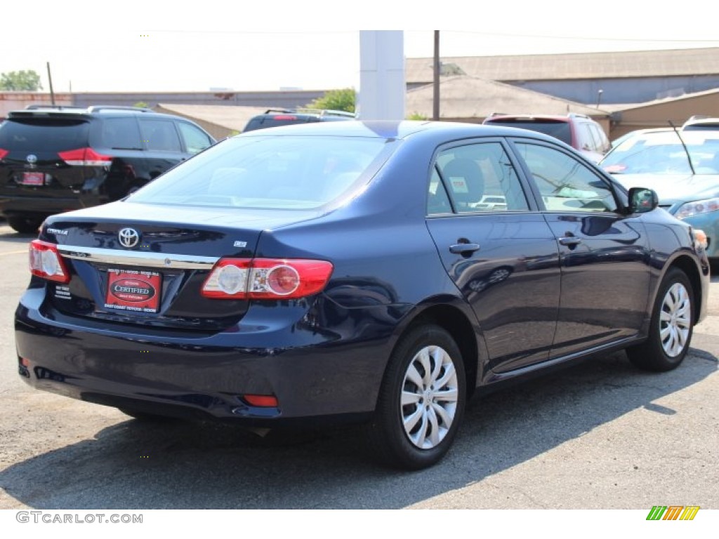 2012 Corolla LE - Nautical Blue Metallic / Ash photo #4