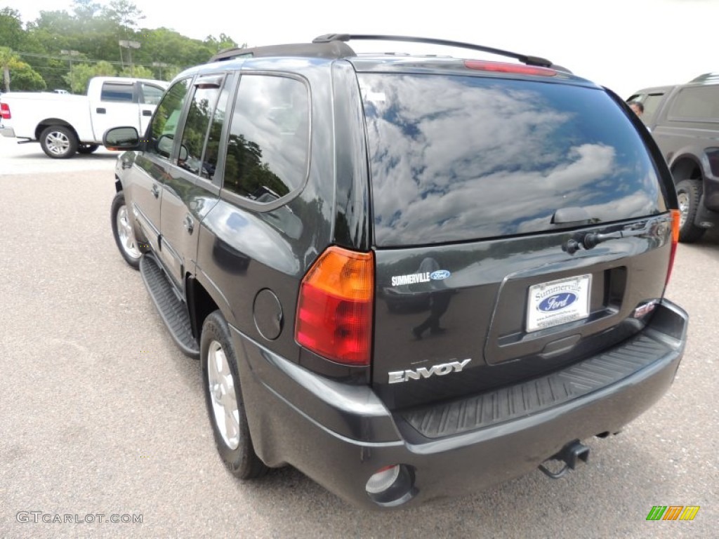 2005 Envoy SLT - Carbon Black Metallic / Ebony photo #17