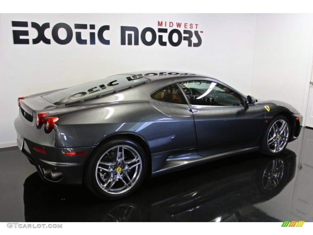 2006 F430 Coupe F1 - Grigio Ingrid (Grey) / Cuoio photo #10
