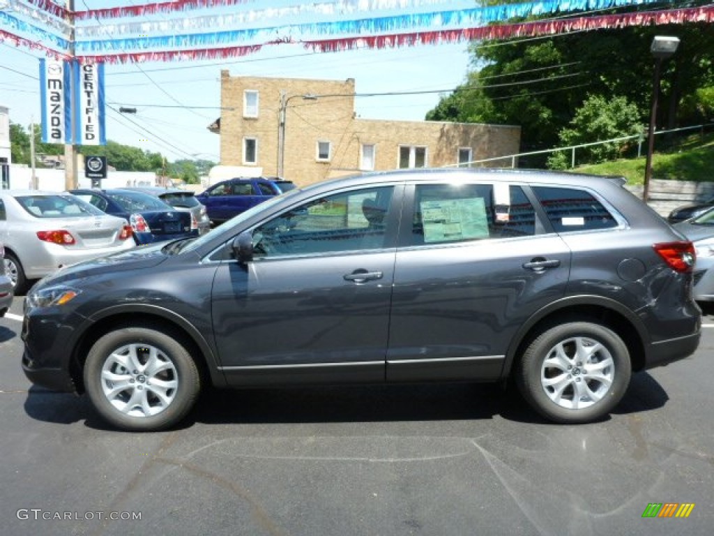 Meteor Gray Mica 2013 Mazda CX-9 Touring AWD Exterior Photo #82577215