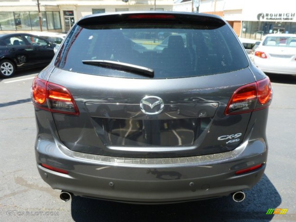 2013 CX-9 Touring AWD - Meteor Gray Mica / Sand photo #4