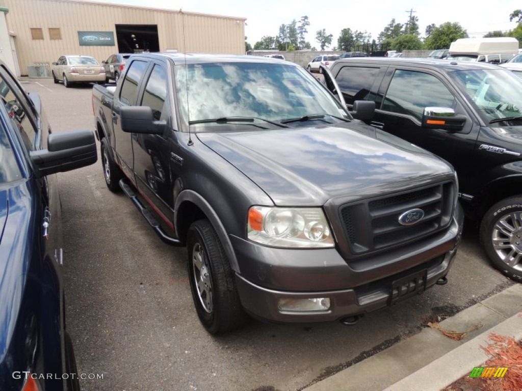 2005 F150 FX4 SuperCrew 4x4 - Dark Shadow Grey Metallic / Medium Flint/Dark Flint Grey photo #1