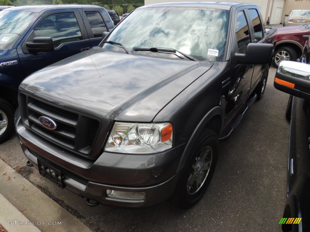 2005 F150 FX4 SuperCrew 4x4 - Dark Shadow Grey Metallic / Medium Flint/Dark Flint Grey photo #2