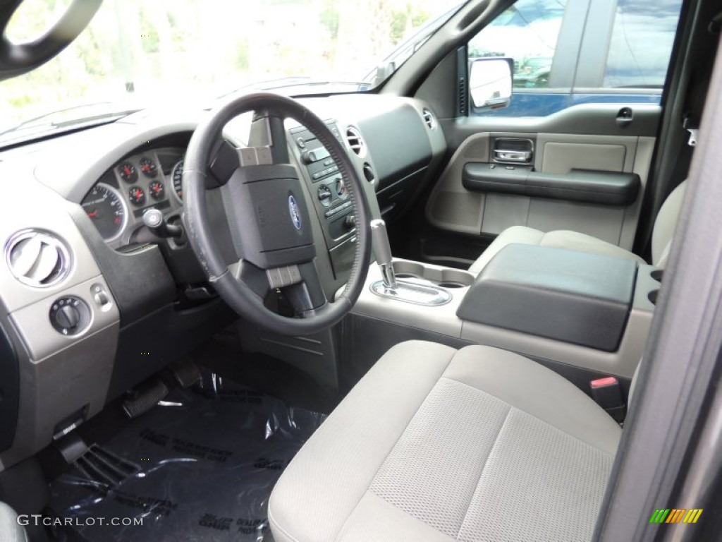 2005 F150 FX4 SuperCrew 4x4 - Dark Shadow Grey Metallic / Medium Flint/Dark Flint Grey photo #3