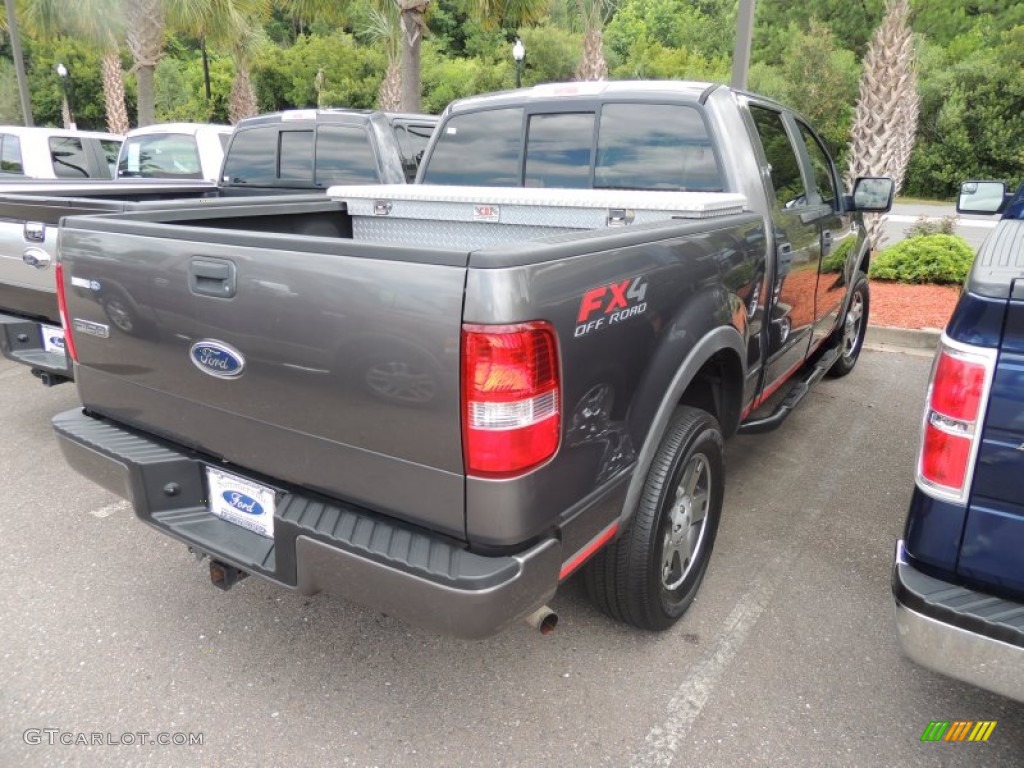 2005 F150 FX4 SuperCrew 4x4 - Dark Shadow Grey Metallic / Medium Flint/Dark Flint Grey photo #12
