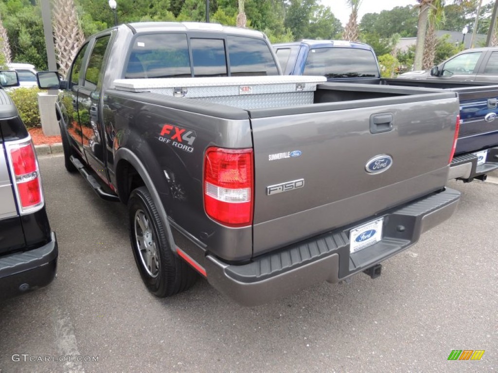 2005 F150 FX4 SuperCrew 4x4 - Dark Shadow Grey Metallic / Medium Flint/Dark Flint Grey photo #15