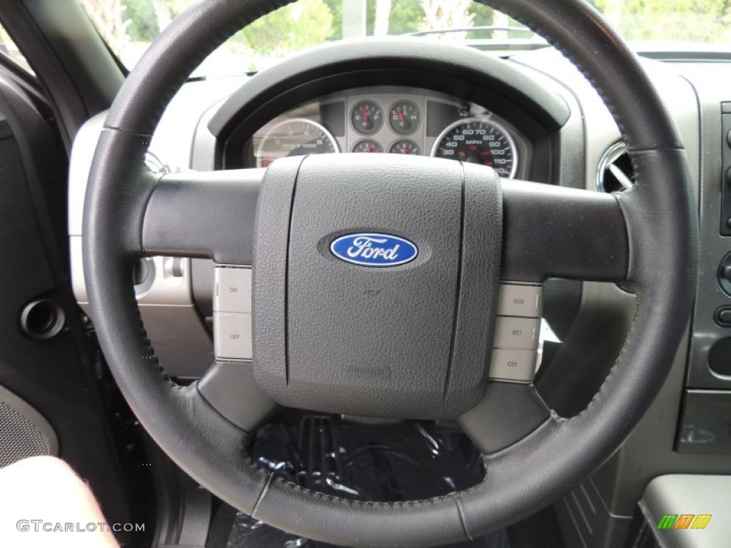 2005 F150 FX4 SuperCrew 4x4 - Dark Shadow Grey Metallic / Medium Flint/Dark Flint Grey photo #21