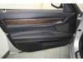 2009 BMW 7 Series Black Nappa Leather Interior Door Panel Photo