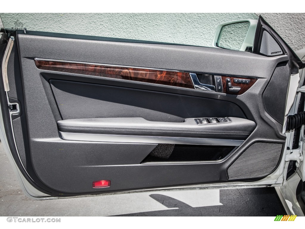2010 Mercedes-Benz E 350 Coupe Black Door Panel Photo #82579014