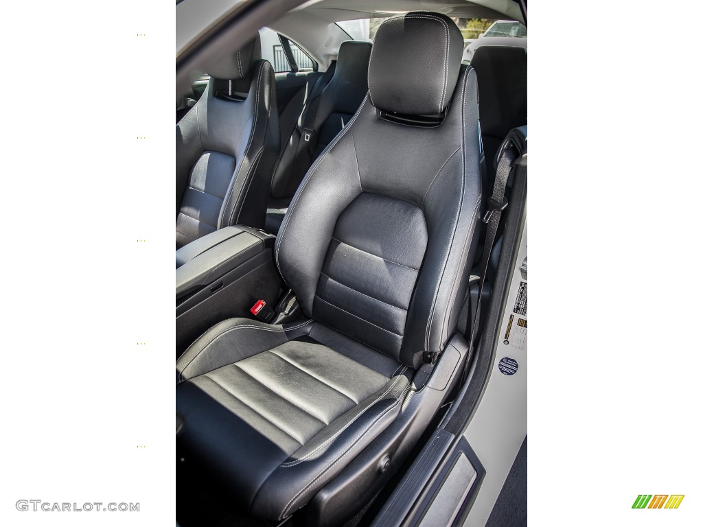 Black Interior 2010 Mercedes-Benz E 350 Coupe Photo #82579072