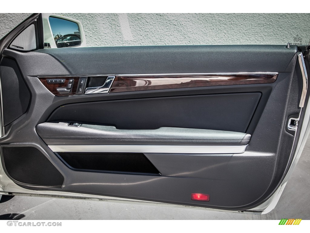 2010 Mercedes-Benz E 350 Coupe Black Door Panel Photo #82579267