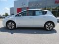 2013 Glacier White Nissan LEAF SL  photo #2