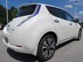 2013 Glacier White Nissan LEAF SL  photo #4