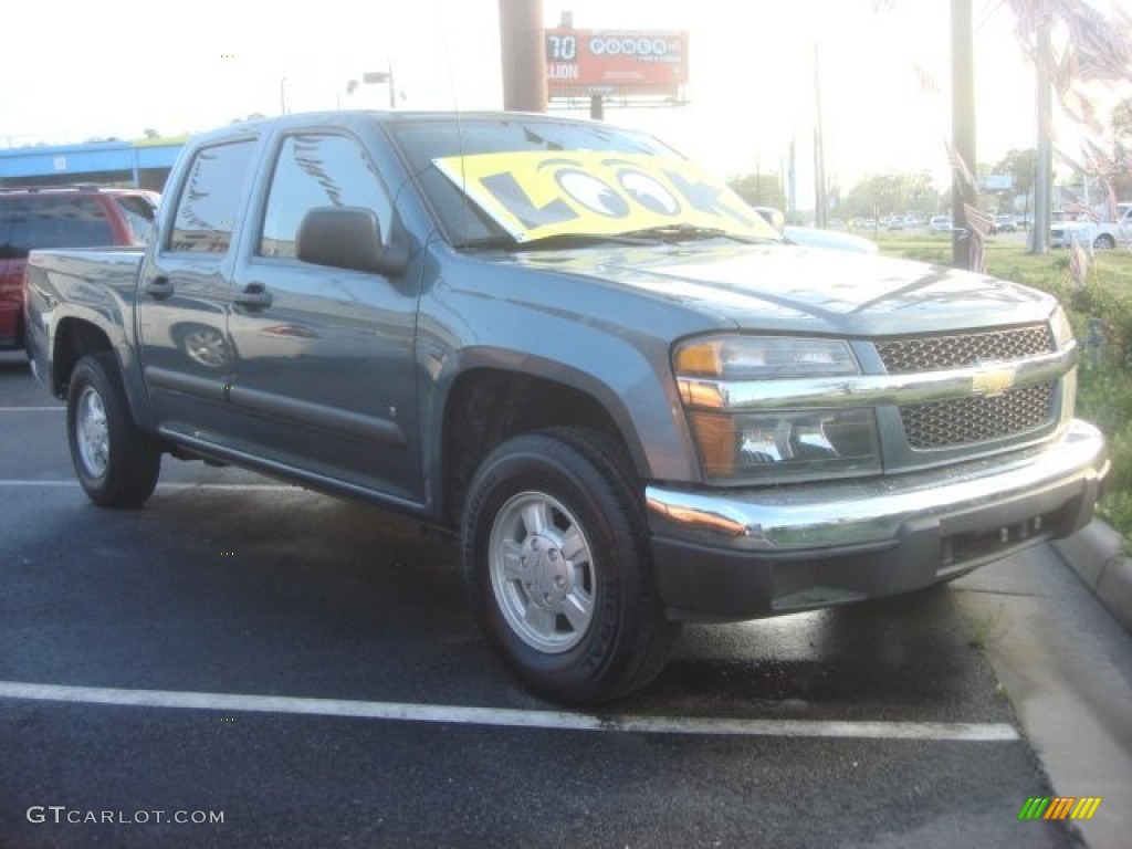 2006 Colorado Crew Cab - Blue Granite Metallic / Medium Pewter photo #4