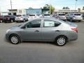 2014 Magnetic Gray Nissan Versa 1.6 S Plus Sedan  photo #4