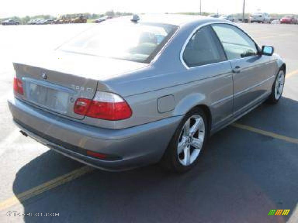 2004 3 Series 325i Coupe - Silver Grey Metallic / Natural Brown photo #4