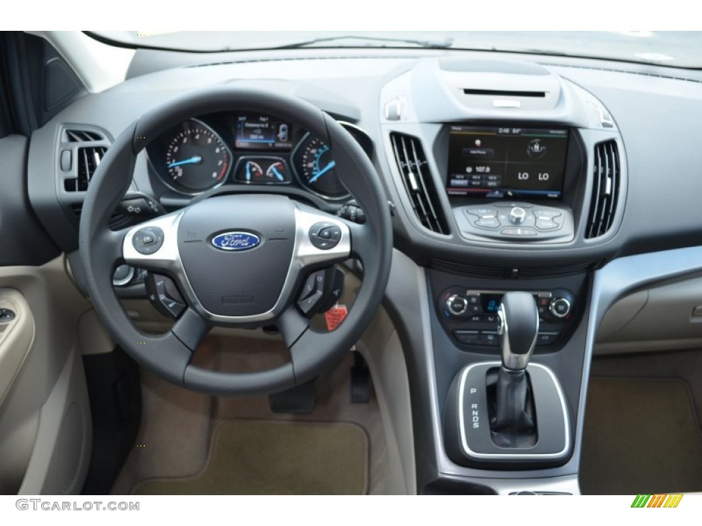 2014 Ford Escape SE 1.6L EcoBoost Medium Light Stone Dashboard Photo #82581896