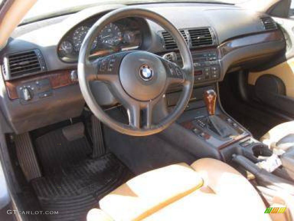 2004 3 Series 325i Coupe - Silver Grey Metallic / Natural Brown photo #6
