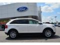 2013 White Platinum Tri-Coat Ford Edge SEL  photo #2