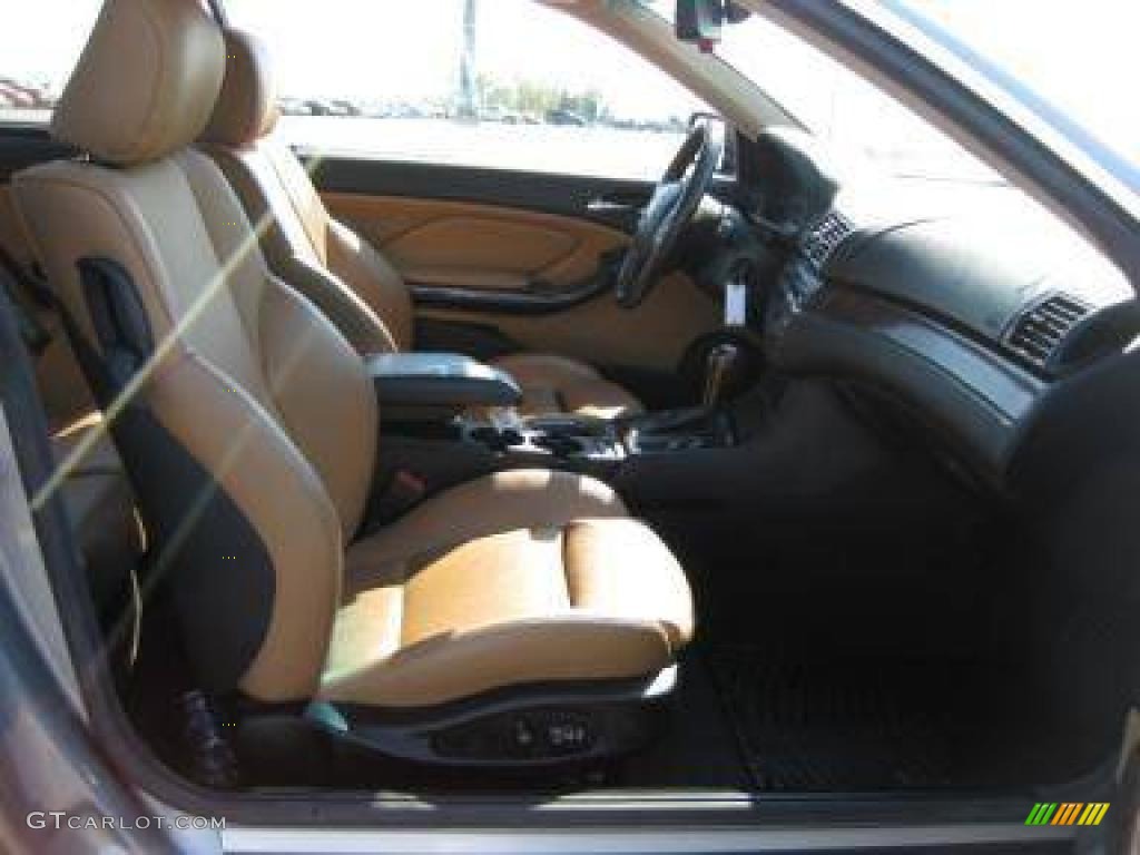 2004 3 Series 325i Coupe - Silver Grey Metallic / Natural Brown photo #9
