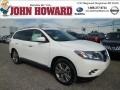 2013 Moonlight White Nissan Pathfinder Platinum 4x4  photo #1