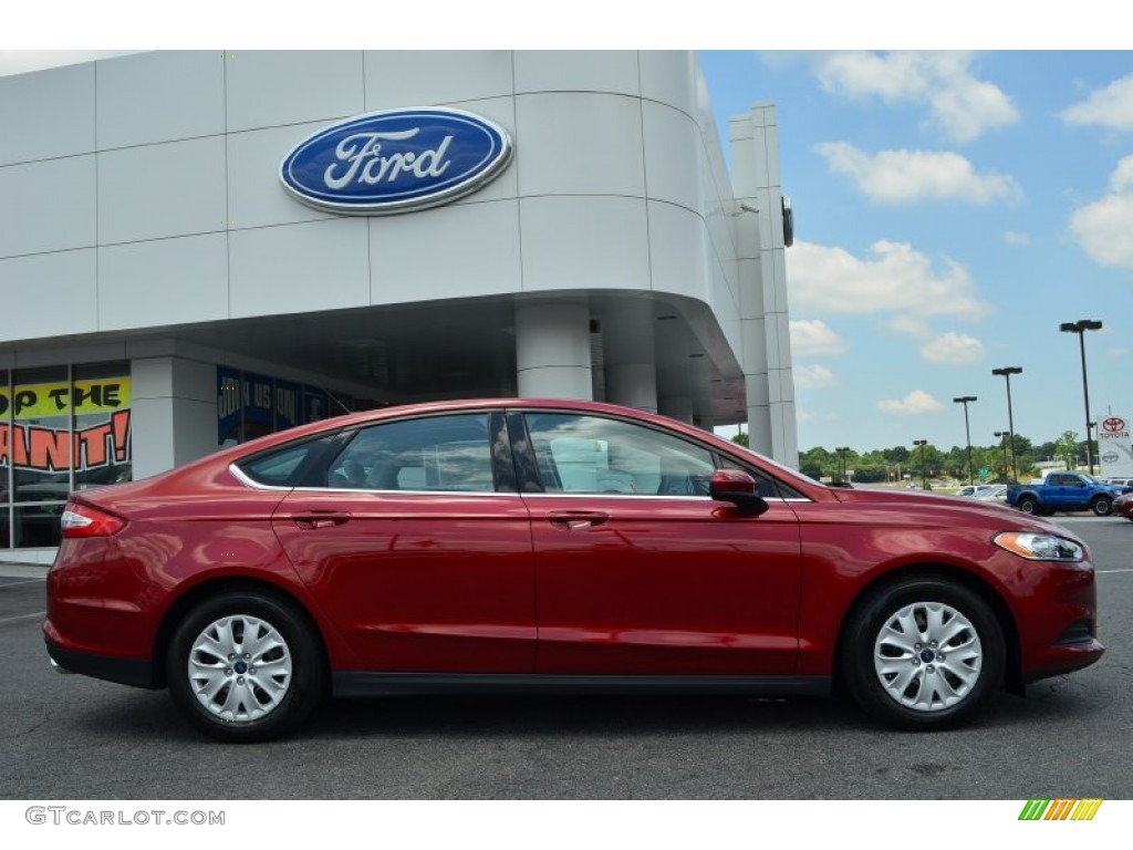 Ruby Red Metallic 2013 Ford Fusion S Exterior Photo #82583243
