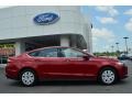2013 Ruby Red Metallic Ford Fusion S  photo #2