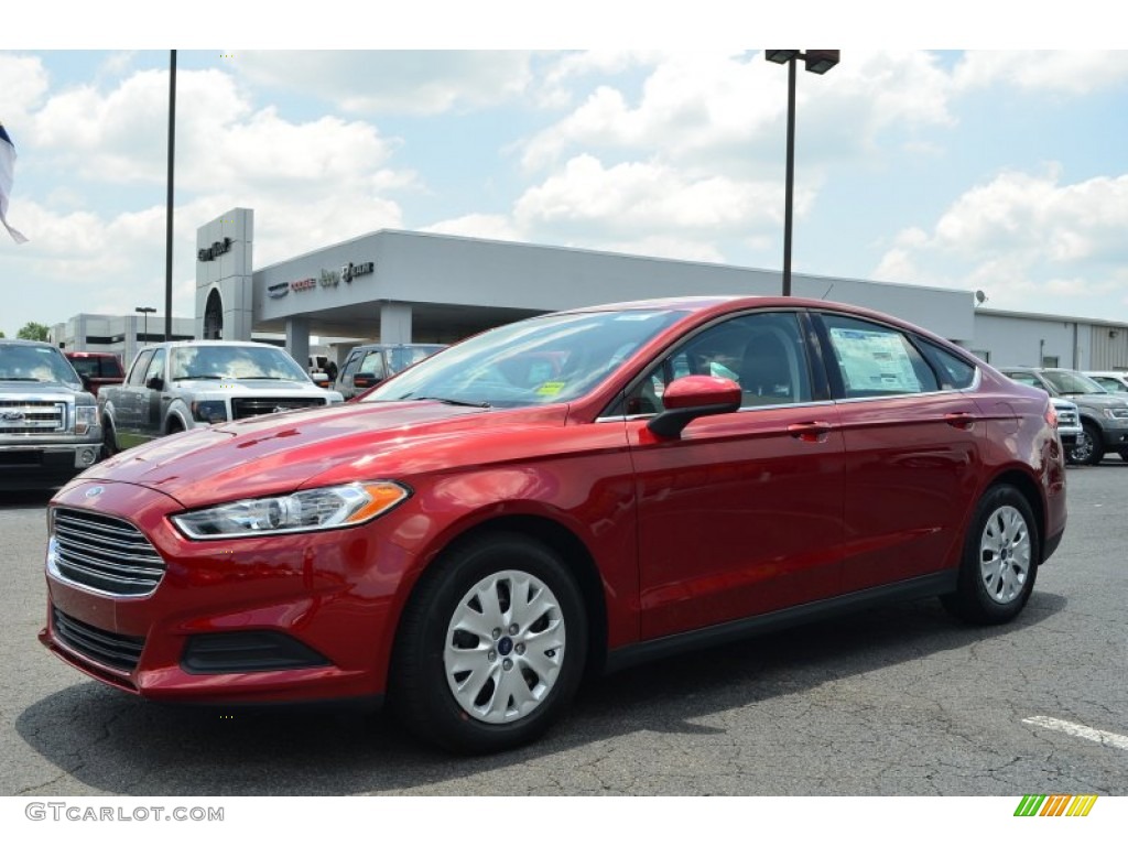 Ruby Red Metallic 2013 Ford Fusion S Exterior Photo #82583262