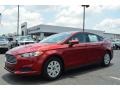 Ruby Red Metallic 2013 Ford Fusion S Exterior
