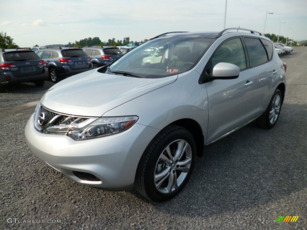 Brilliant Silver 2013 Nissan Murano LE AWD Exterior Photo #82584325