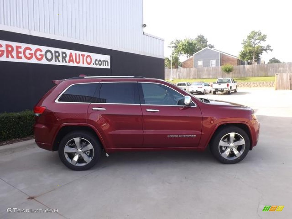 2014 Grand Cherokee Overland - Redline 2-Coat Pearl / Overland Morocco Black photo #5