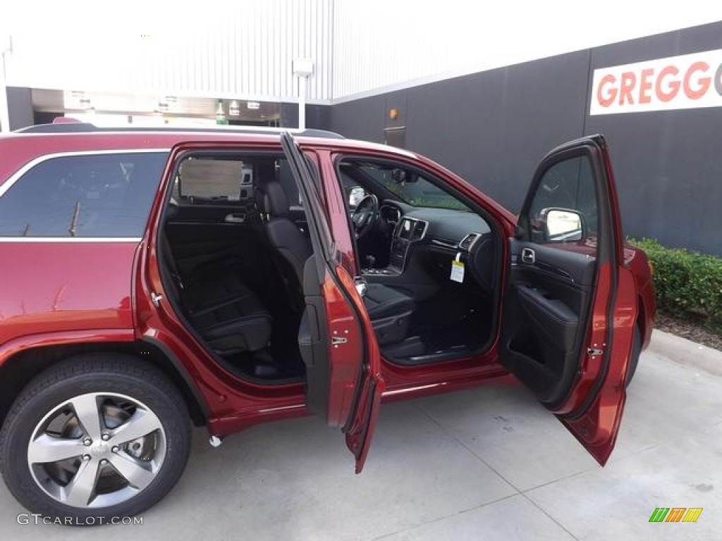 2014 Grand Cherokee Overland - Redline 2-Coat Pearl / Overland Morocco Black photo #9