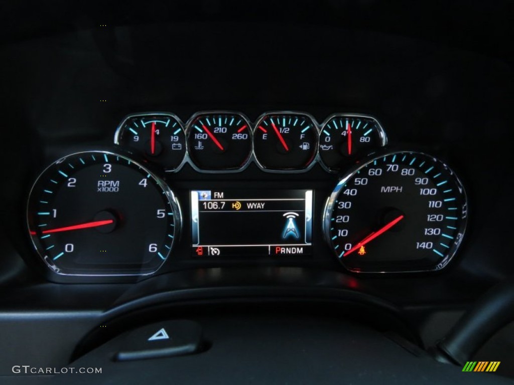 2014 Chevrolet Silverado 1500 LT Crew Cab Gauges Photo #82584452