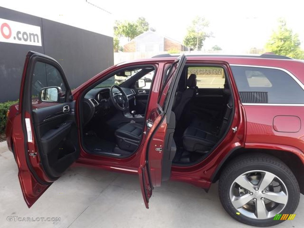 2014 Grand Cherokee Overland - Redline 2-Coat Pearl / Overland Morocco Black photo #10