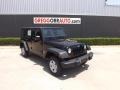 Black 2013 Jeep Wrangler Unlimited Sport 4x4
