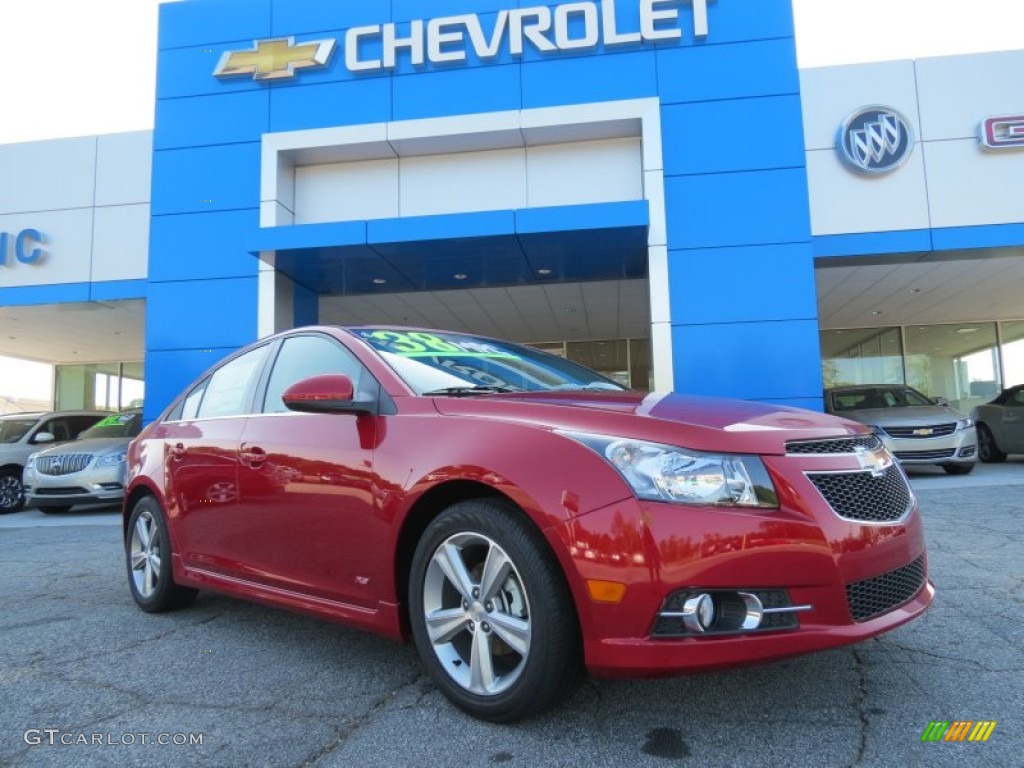 2013 Cruze LT/RS - Crystal Red Metallic Tintcoat / Cocoa/Light Neutral photo #1