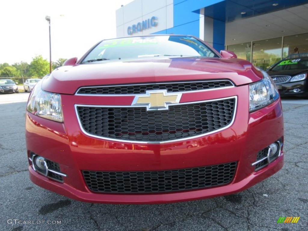 2013 Cruze LT/RS - Crystal Red Metallic Tintcoat / Cocoa/Light Neutral photo #2