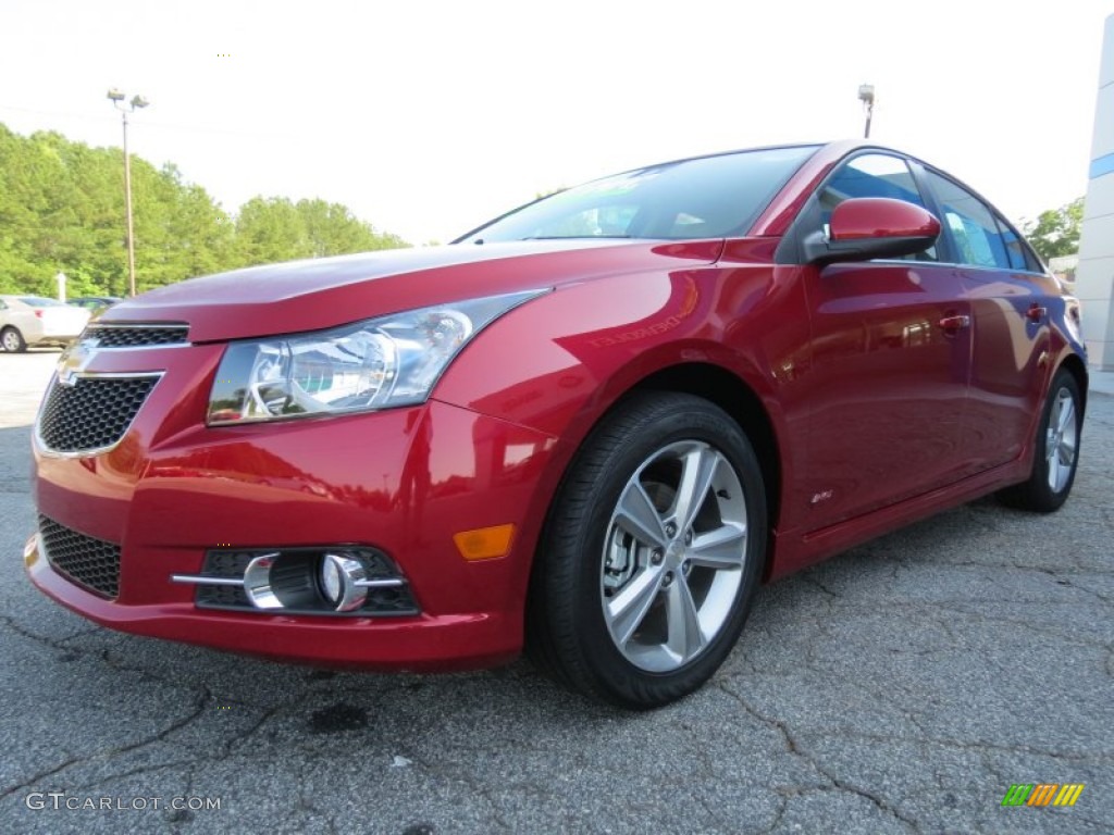 2013 Cruze LT/RS - Crystal Red Metallic Tintcoat / Cocoa/Light Neutral photo #3
