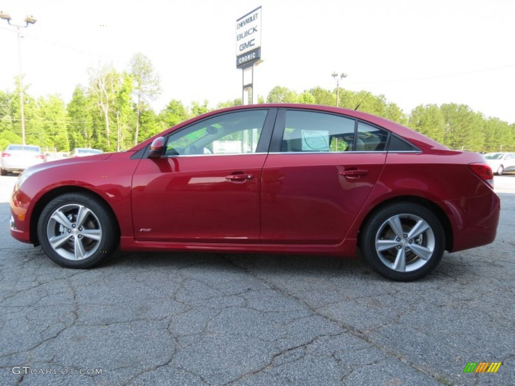 2013 Cruze LT/RS - Crystal Red Metallic Tintcoat / Cocoa/Light Neutral photo #4