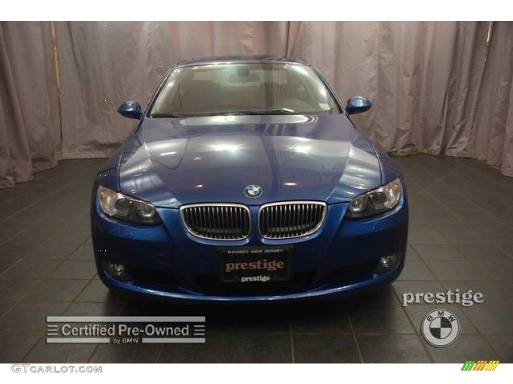 2007 3 Series 328i Coupe - Montego Blue Metallic / Black photo #6