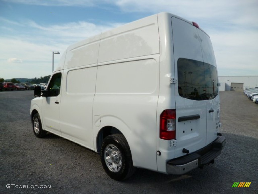 2013 NV 2500 HD SV High Roof - Glacier White / Gray photo #5