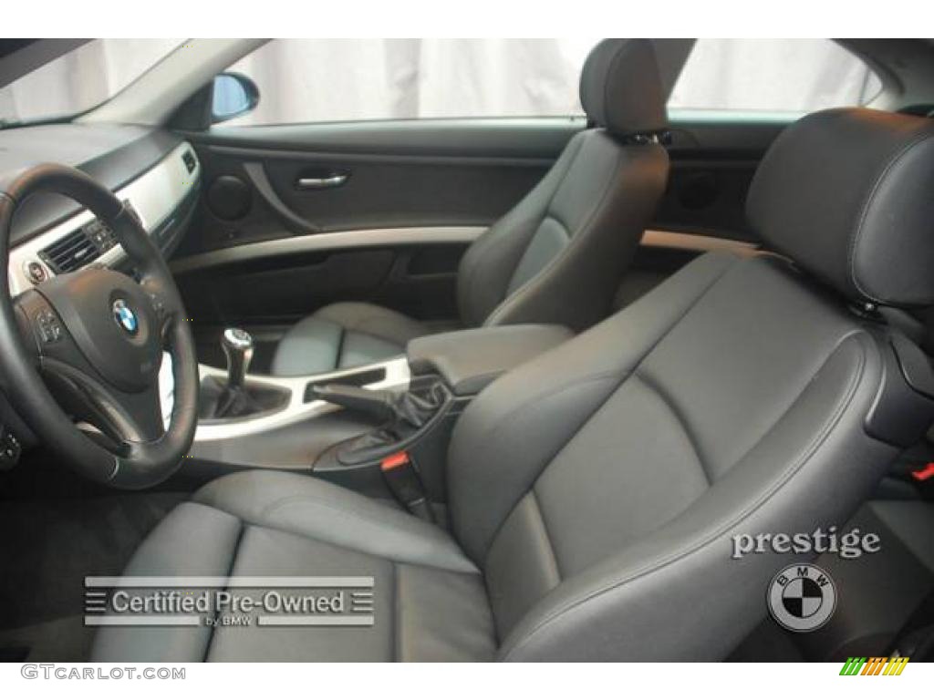 2007 3 Series 328i Coupe - Montego Blue Metallic / Black photo #12